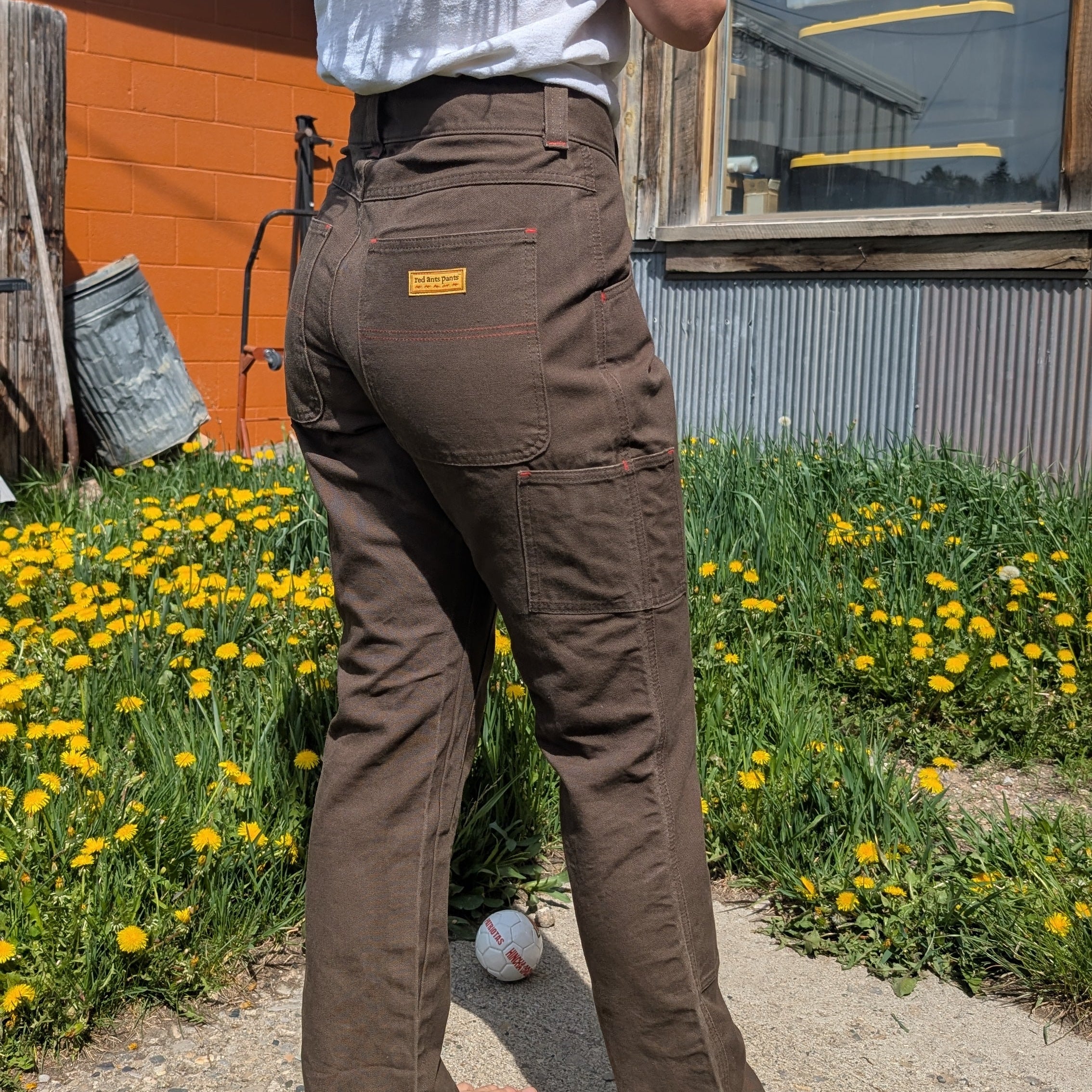 Original Work Pants in Iconic Brown Curvy