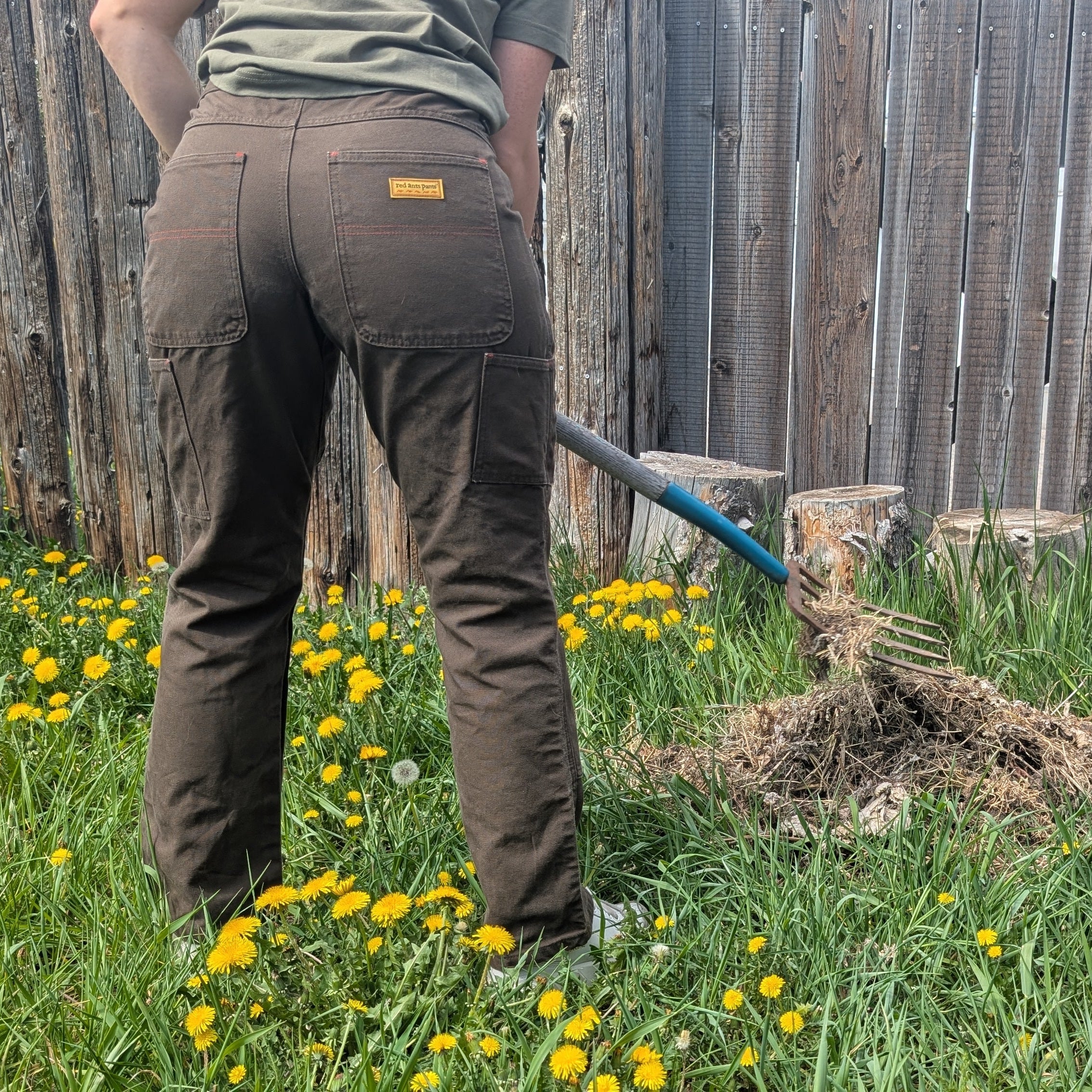 Original Work Pants in Iconic Brown Curvy