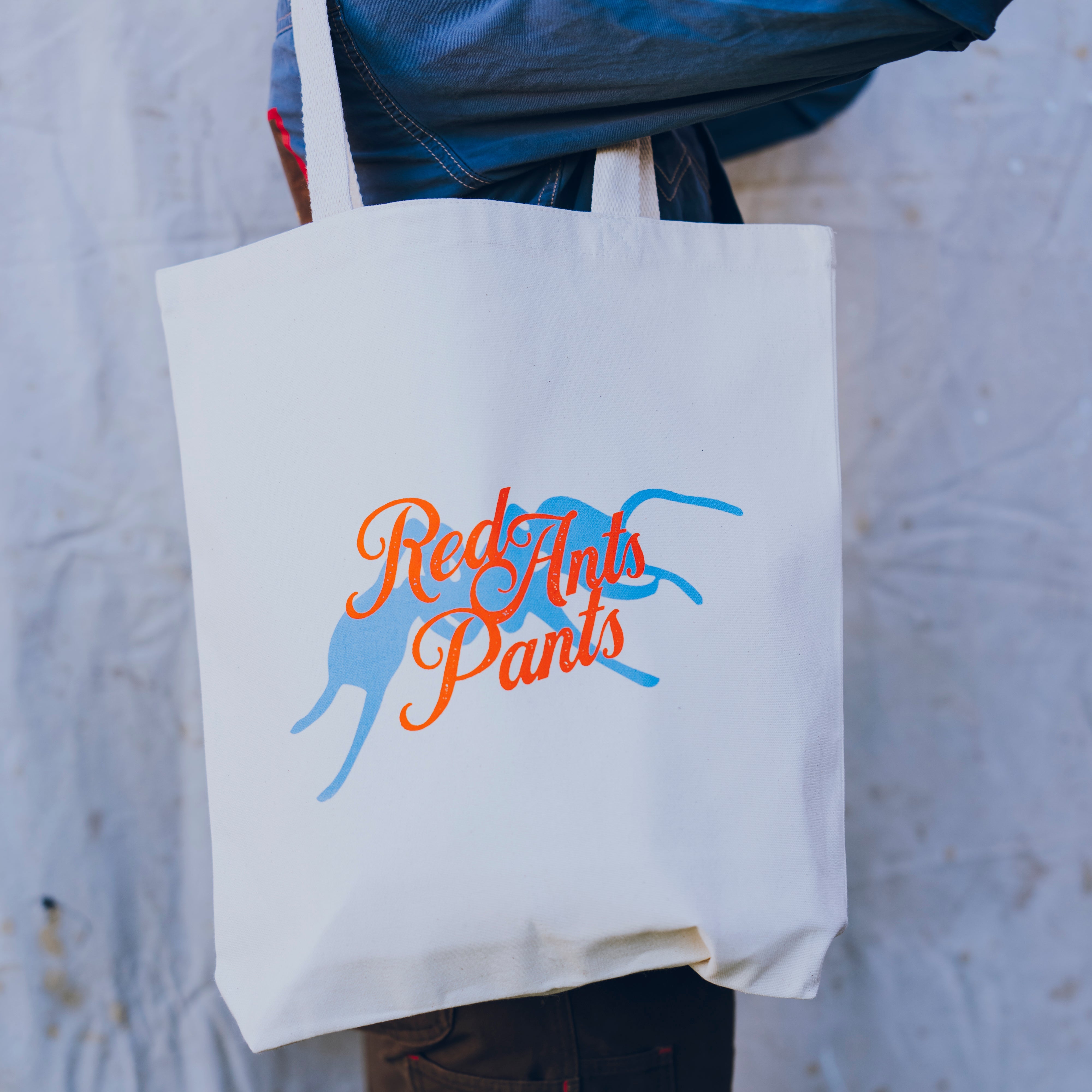 Americana Red Ants Pants Canvas Tote