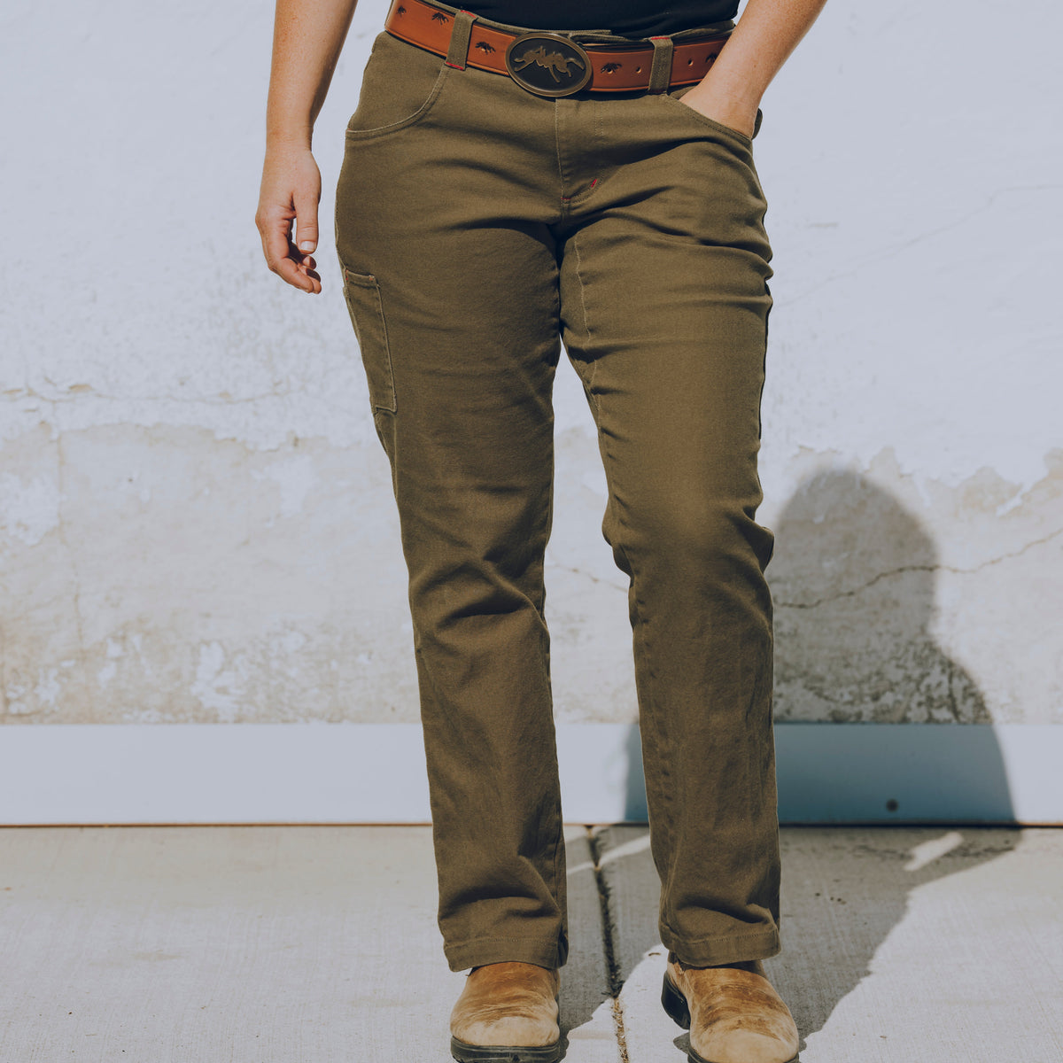 Get Stuff Done Work Pants Curvy - Olive