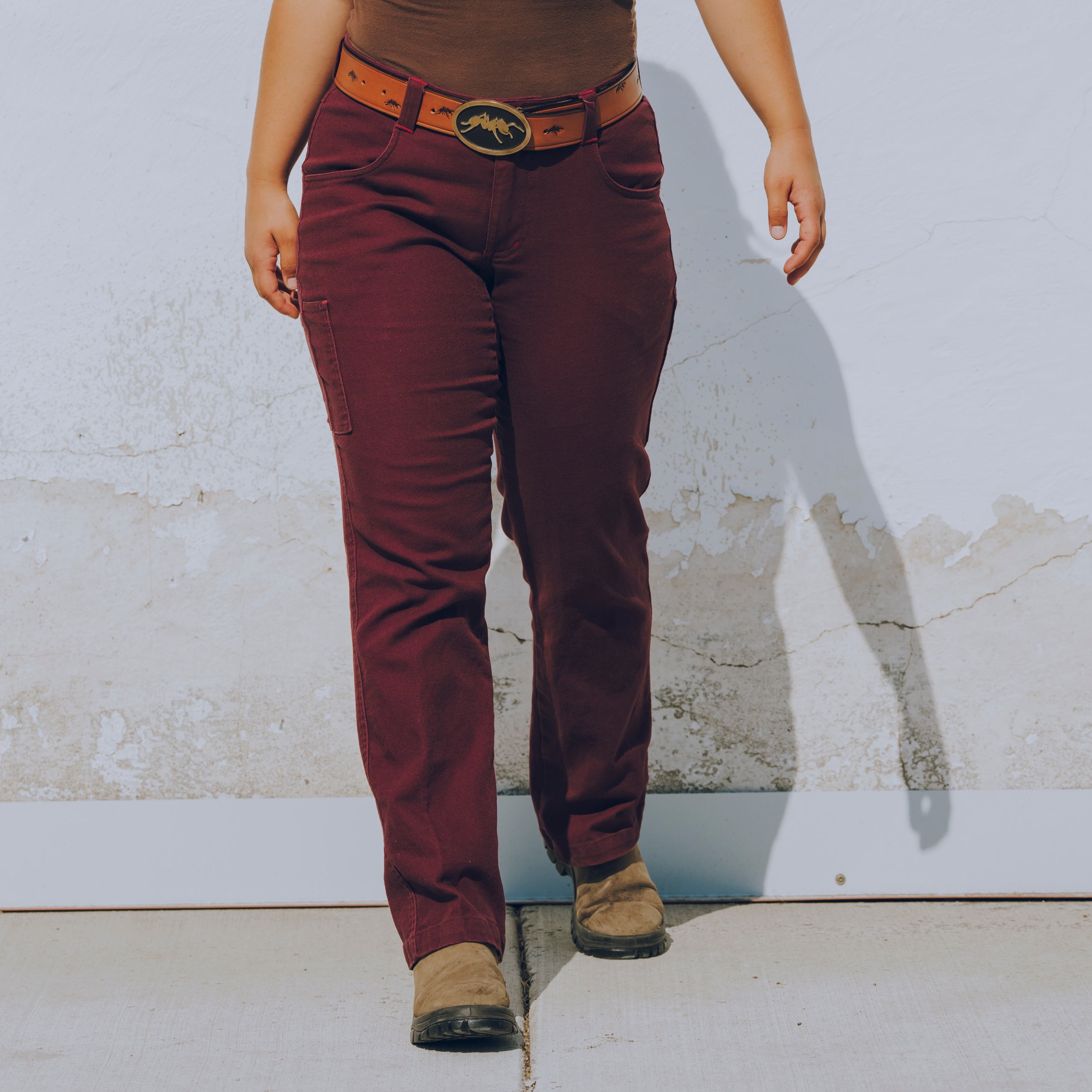 GSD "Get Stuff Done" Work Pants Curvy - Wine