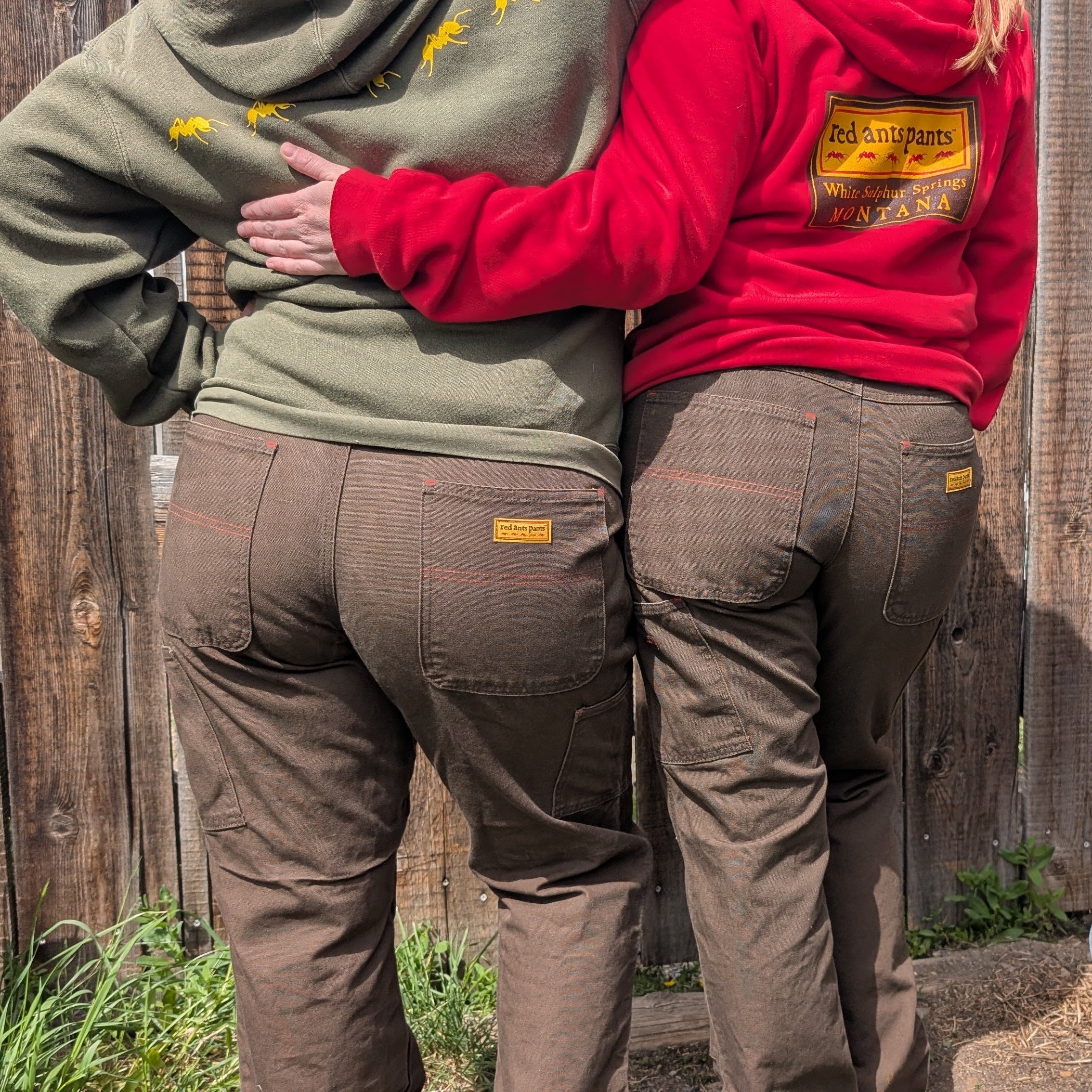 Original Work Pants in Iconic Brown Curvy - alternate view