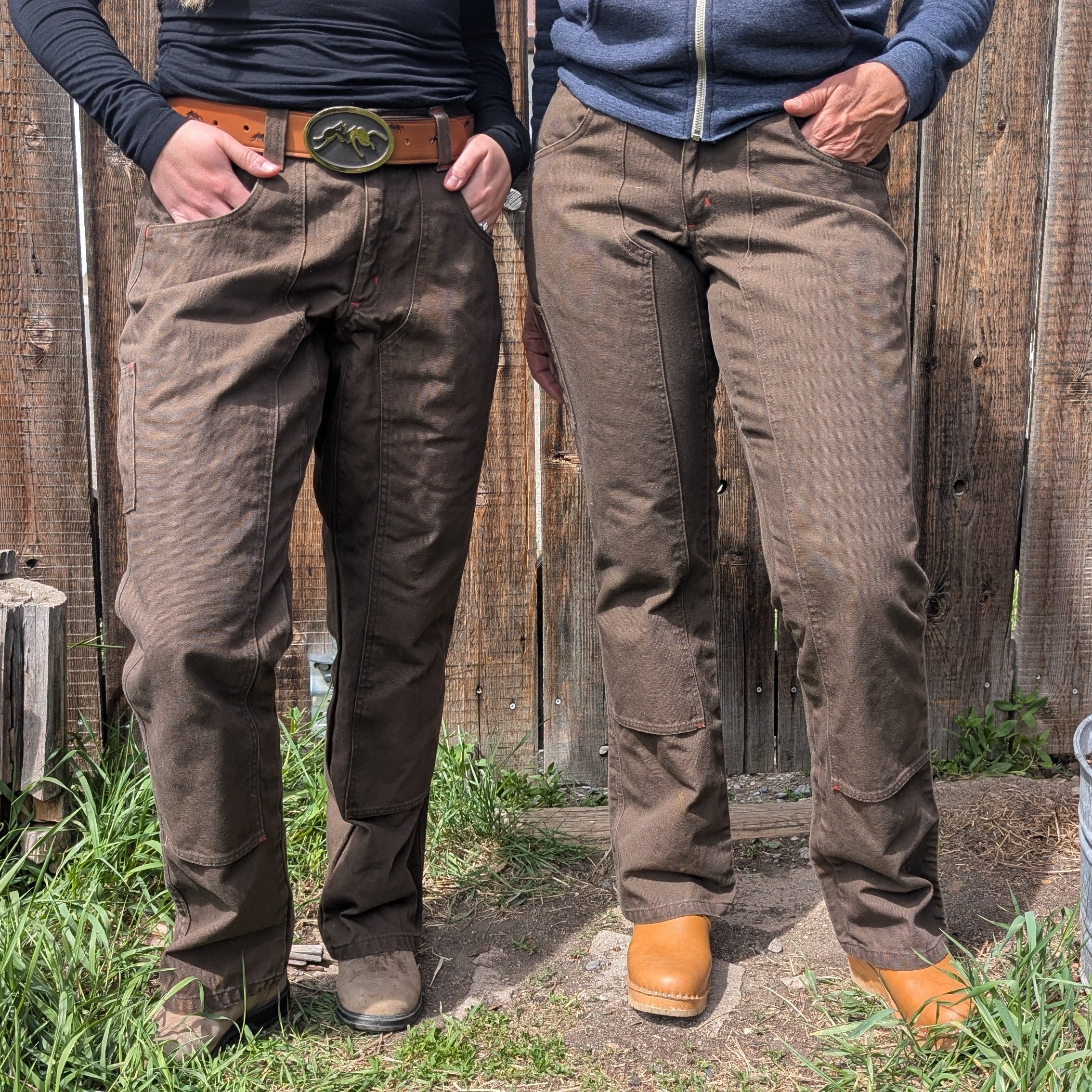 Original Work Pants in Iconic Brown Curvy