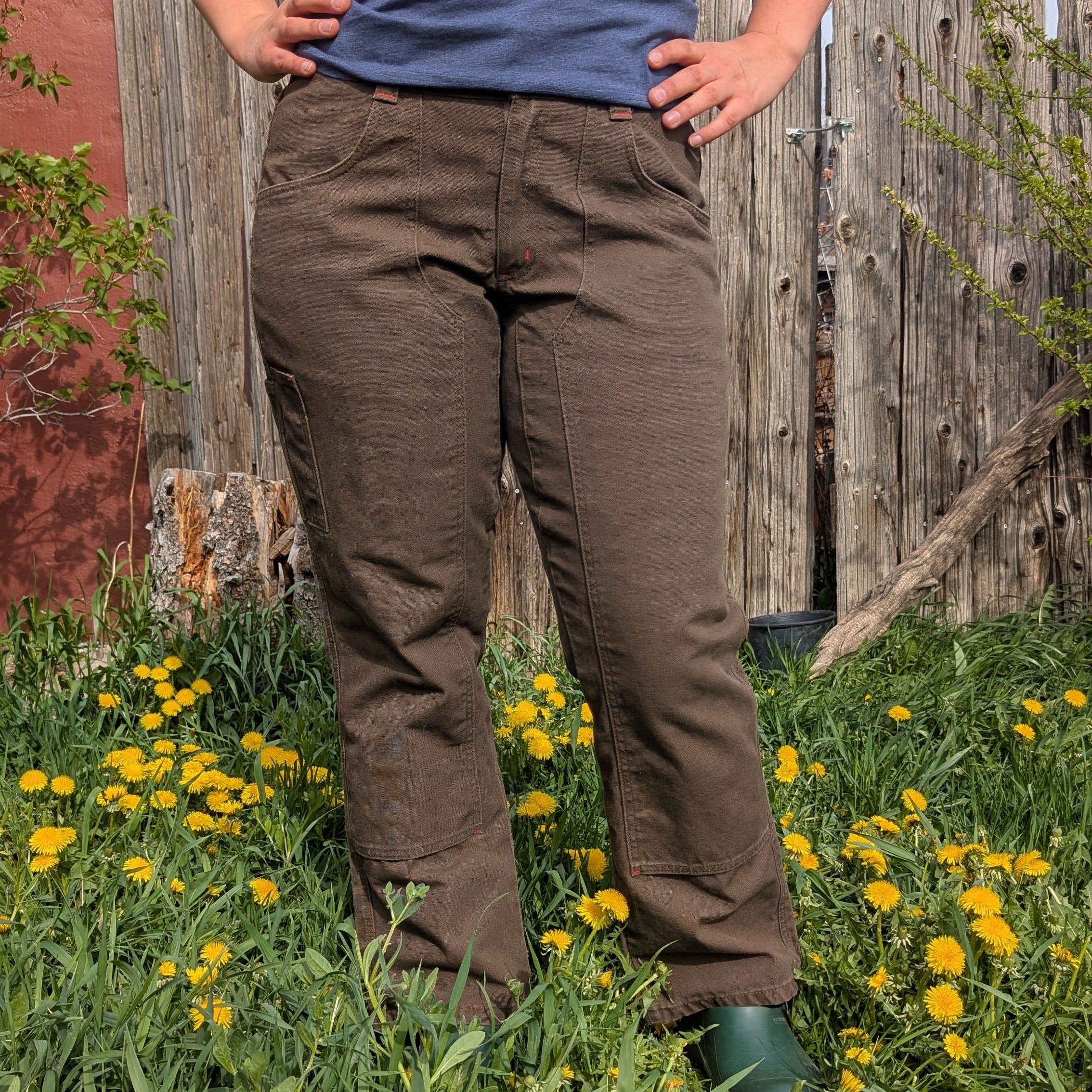 Original Work Pants in Iconic Brown Curvy