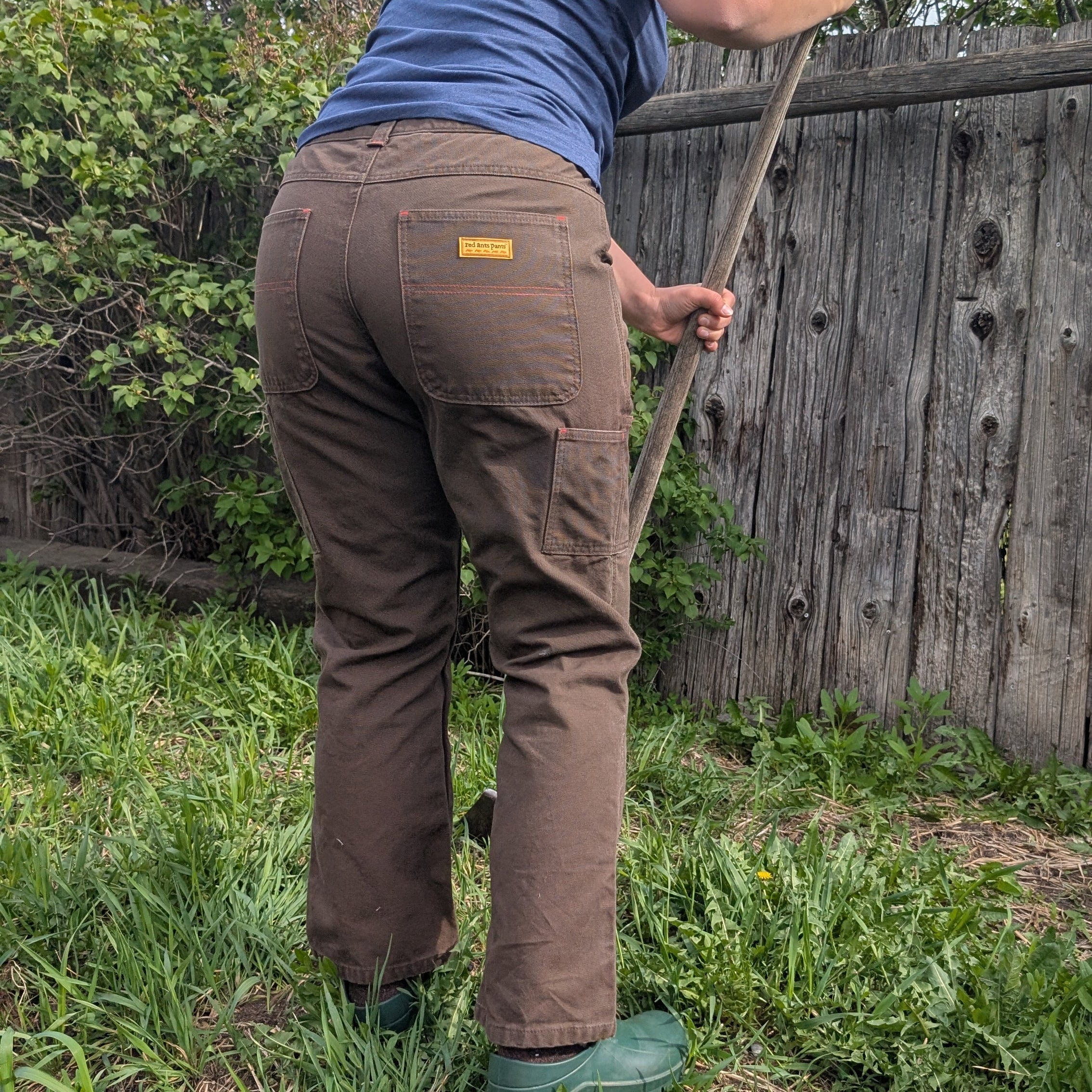 Original Work Pants in Iconic Brown Curvy
