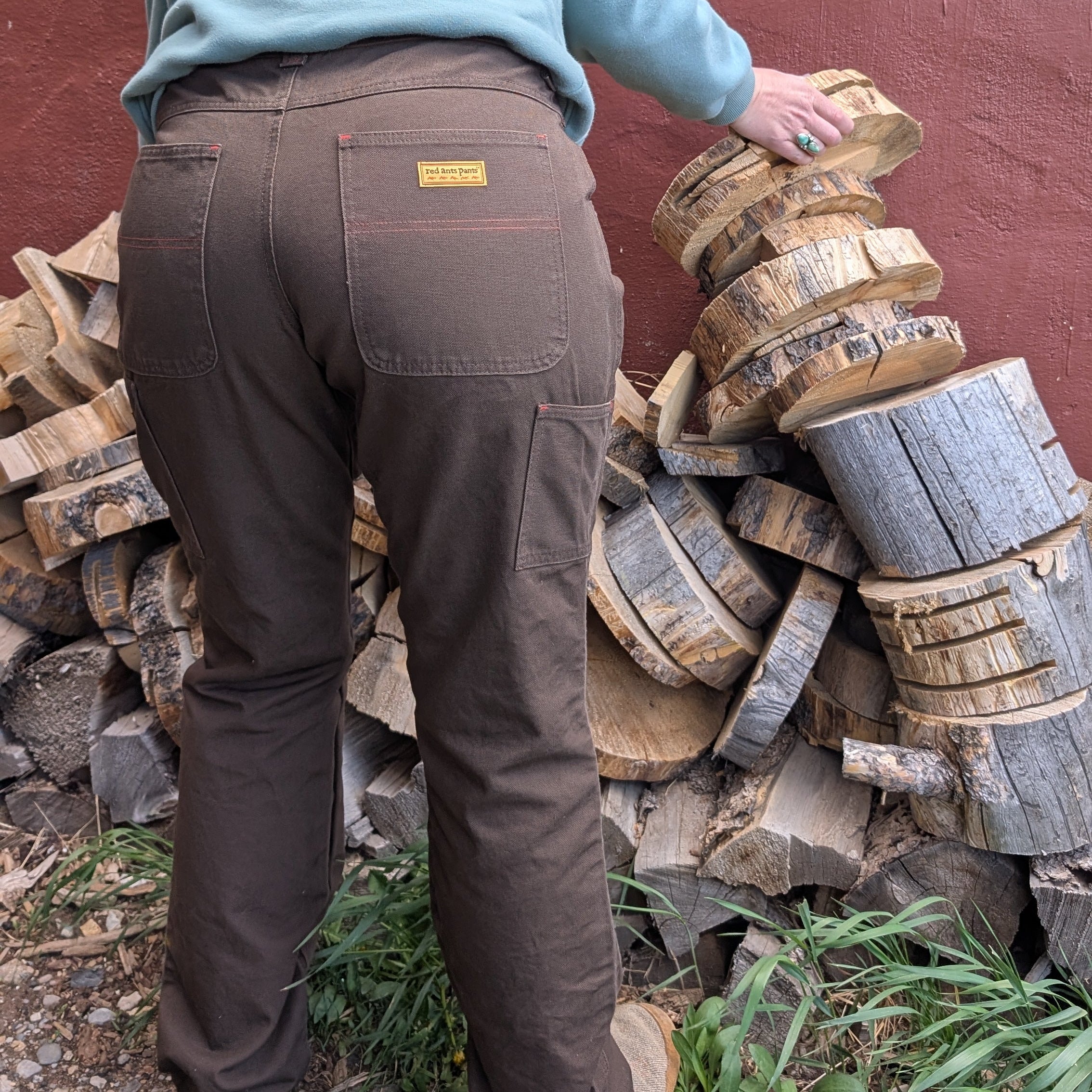 Original Work Pants in Iconic Brown Curvy