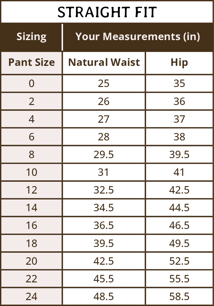 Sizing & Fit – Red Ants Pants