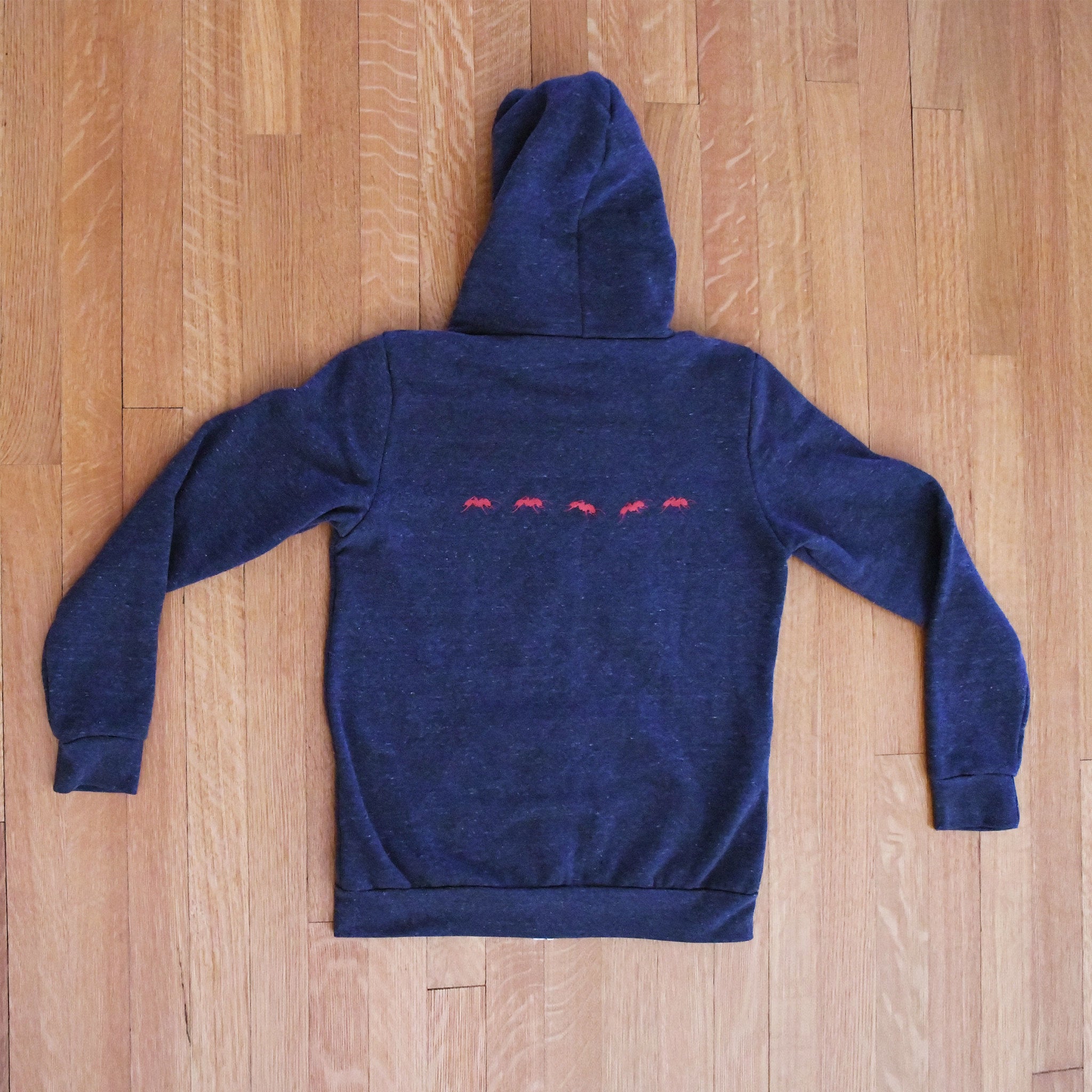 Blue Zip Hoodie