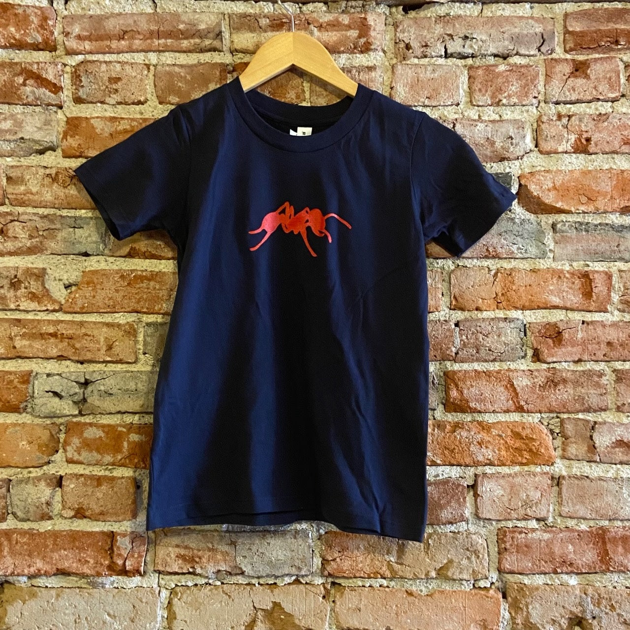 Kids Navy Logo Tee