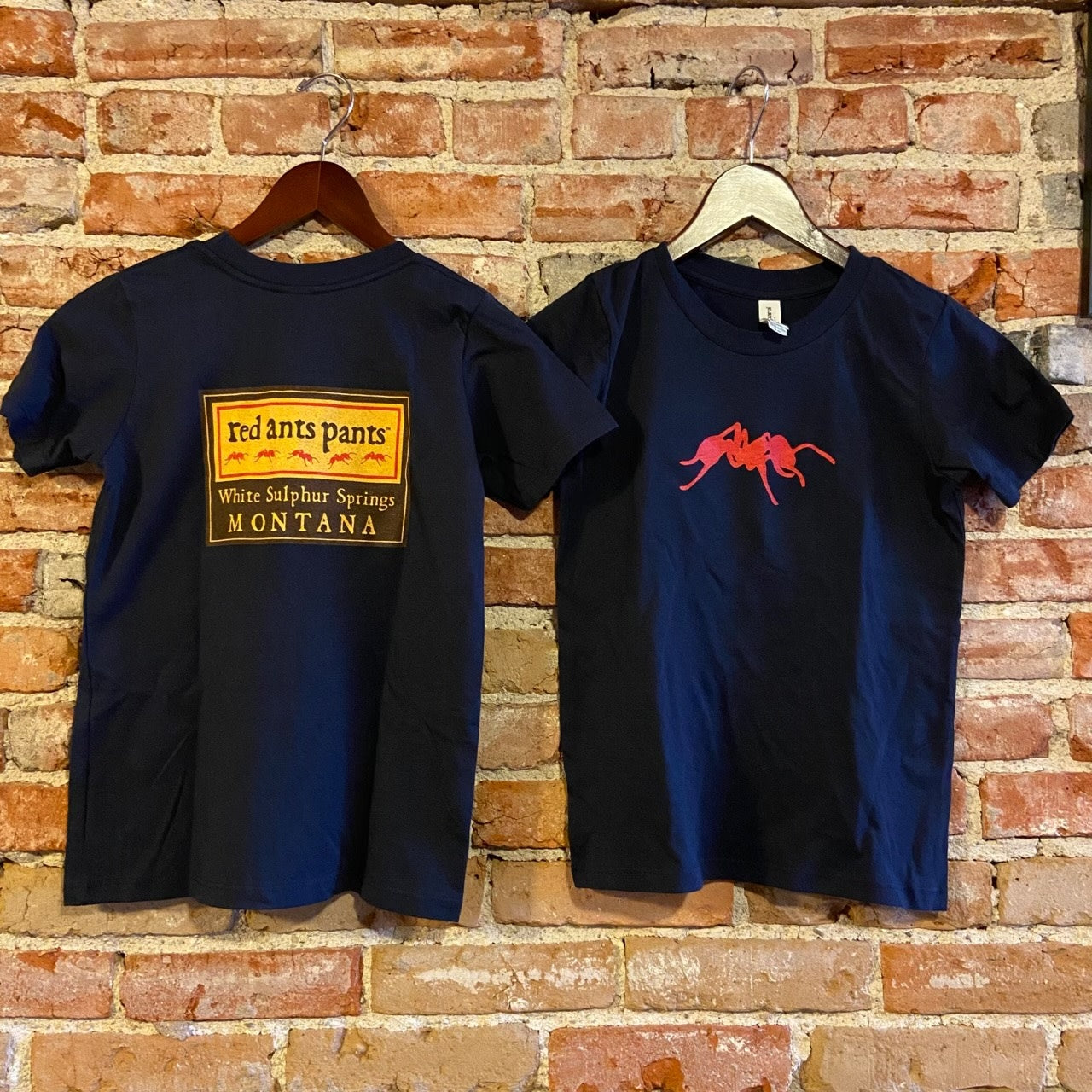 Kids Navy Logo Tee