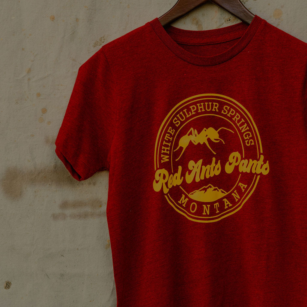Kids Explorer Tee - Dusty Red