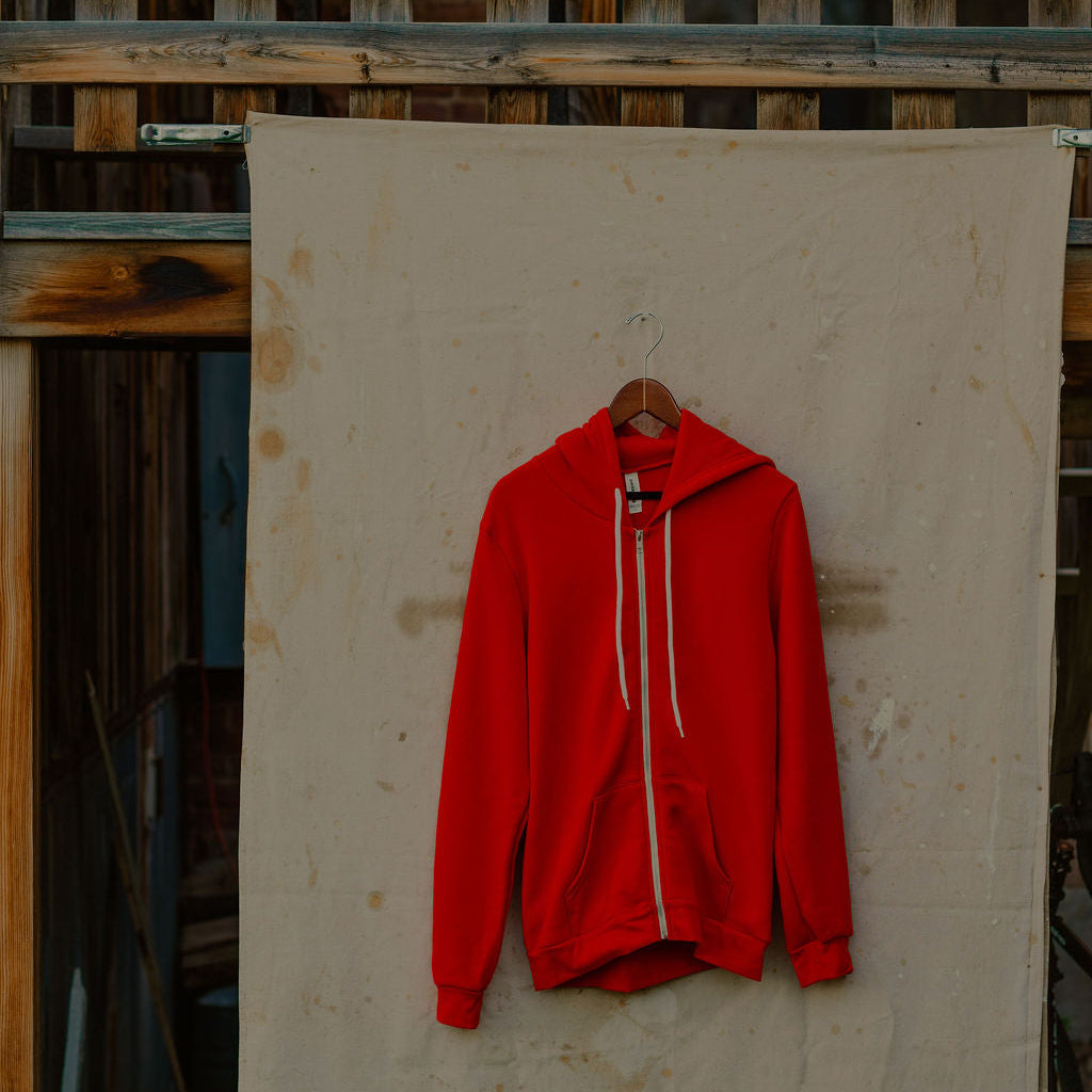Zip Logo Hoodie