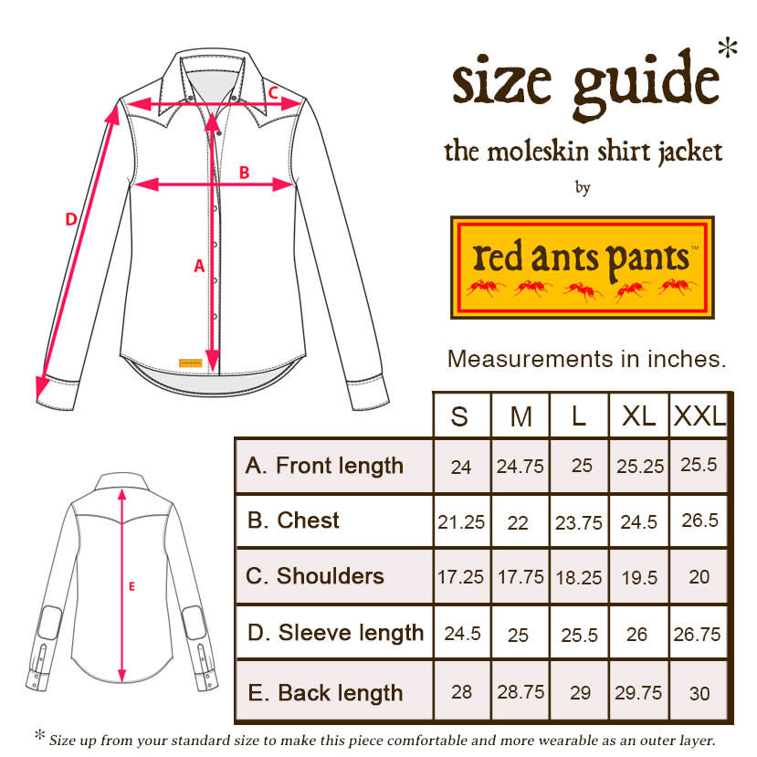 Moleskin Shirt Jacket – Red Ants Pants