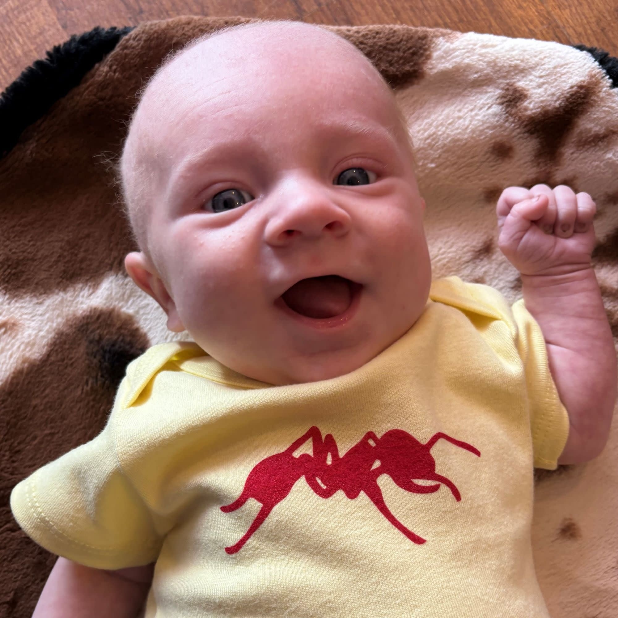 Onesie with Iconic Red Ant